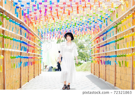 Shiga Prefecture Lake Biwa View Hill Wind Chime Yoshikomichi 72321863