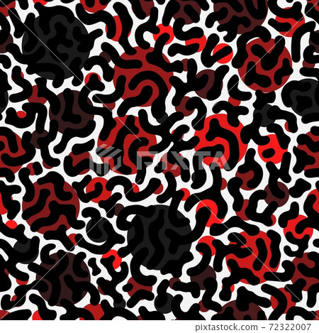 Vector hand drawn purifier fish skin seamless pattern 72322007