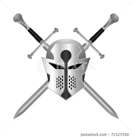 game crossed swords 10963035 Vector Art at Vecteezy