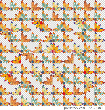 Vivid floral patchwork seamless pattern Vivid floral patchwork seamless pattern 72327389