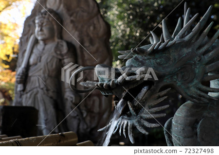 <Tokyo> Meguro Fudoson's statue of Fudo Myo <Tokyo> Meguro Fudoson's statue of Fudo Myo 72327498