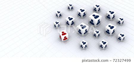 Social media concept (a collection of humanoid app icons and leaders) Social media concept (a collection of humanoid app icons and leaders) 72327499