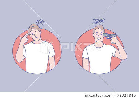 Suicidal tendencies, hopelessness, despair, mental disorder concept Suicidal tendencies, hopelessness, despair, mental disorder concept 72327819