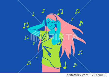 Music, dream, relax concept. Music, dream, relax concept. 72328099