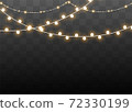 Christmas lights effect 72330199