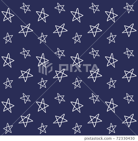 Vector seamless pattern of doodle sketch stars Vector seamless pattern of doodle sketch stars 72330430