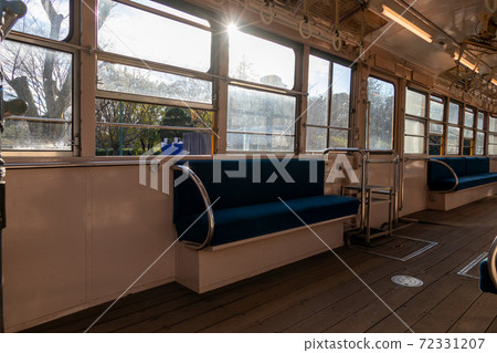 裡面的舊有軌電車,復古的氣氛 裡面的舊有軌電車,復古的氣氛 72331207