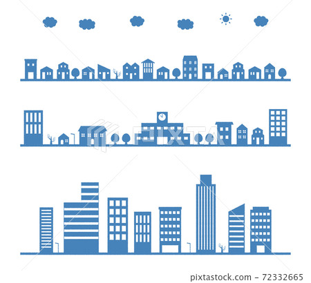 居住區建築物城市景觀 72332665