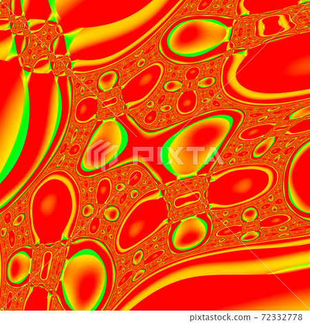 Original computer art image derived from the fractal behaviour of a mathematical function, revealing unexpected and beautiful colours and detail. 72332778