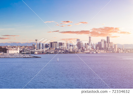 Downtown Seattle, Washington, United States of America. 72334632