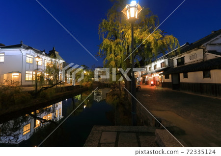 [岡山縣]倉敷美容區的夜景 72335124