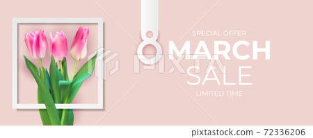 8 March sale banner Background Design. Template for advertising, web, social media and fashion ads. Horizontal poster, flyer, greeting card, header for website Vector Illustration. eps10 8 March sale banner Background Design. Template for advertising, web, social media and fashion ads. Horizontal poster, flyer, greeting card, header for website Vector Illustration. eps10 72336206