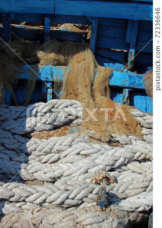 Lungomare promenade through Icici with retro attractive decorations, Kvarner bay, Croatia 72336646