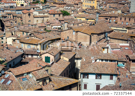 Aerial View Siena Tuscany, Italy 72337544