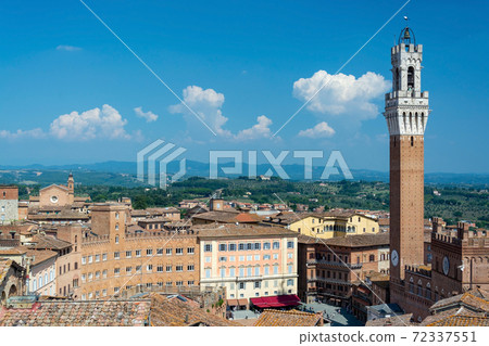 Aerial View Siena Tuscany, Italy 72337551