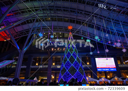 JR博多站前站聖誕燈飾 JR博多站前站聖誕燈飾 72339609