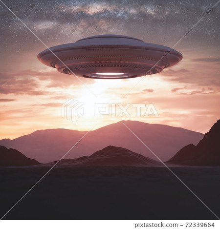 Unidentified Flying Object - Clipping Path Included 72339664