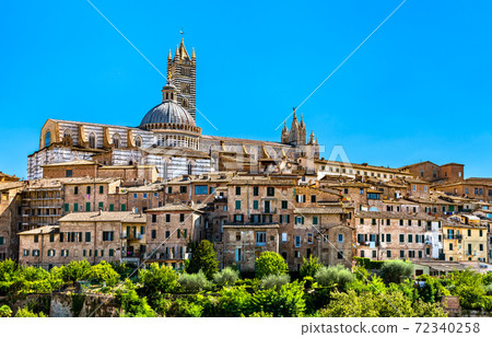 The Cathedral of Siena in Tuscany, Italy The Cathedral of Siena in Tuscany, Italy 72340258