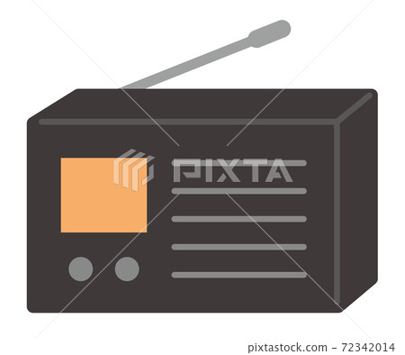 Simple color icon on the radio 72342014