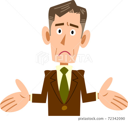 Disappointed senior businessman - Stock Illustration [72342090] - PIXTA