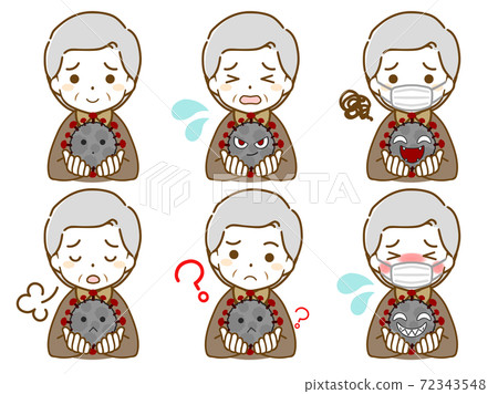 感染病毒的老人 72343548