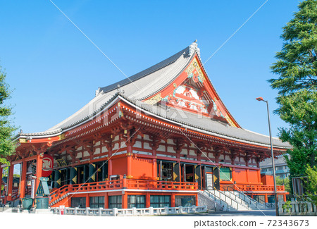 Senso-ji Temple, Asakusa, Tokyo - Main Hall (Kannon Hall) Senso-ji Temple, Asakusa, Tokyo - Main Hall (Kannon Hall) 72343673