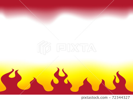 Seamless pattern Japanese traditional pattern popular for devilishness <flame> 72344327