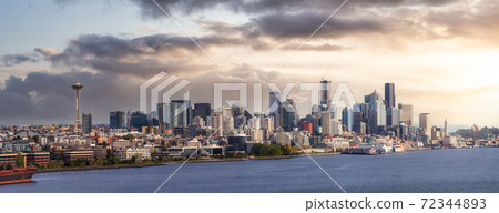 Downtown Seattle, Washington, United States of America. 72344893