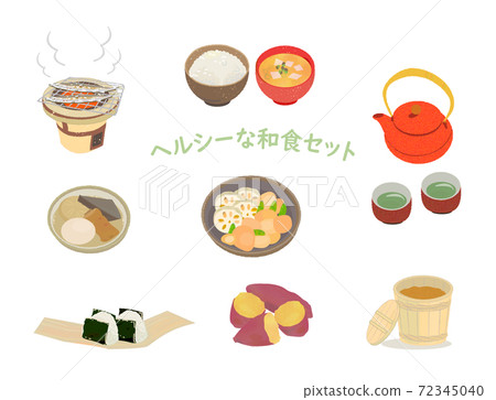 健康的日本料理套裝 健康的日本料理套裝 72345040