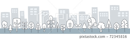 Gray urban background material / vector Gray urban background material / vector 72345816