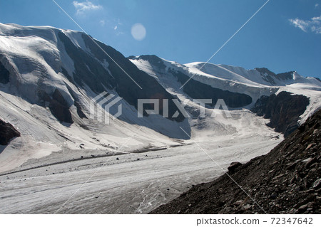 Glacier Grand Aktru in the Altai Mountains Glacier Grand Aktru in the Altai Mountains 72347642
