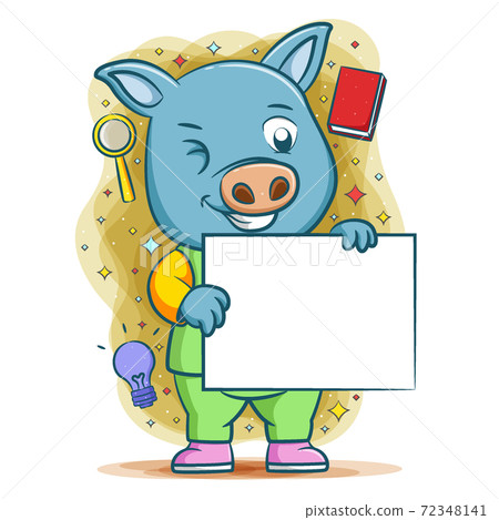animal, cartoon, pig 72348141