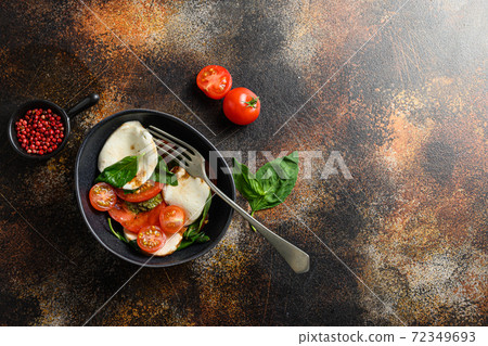 Tomato, basil, mozzarella Caprese salad ib bowl Tomato, basil, mozzarella Caprese salad ib bowl 72349693