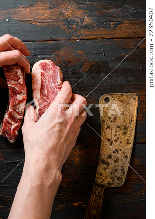 Fresh Chuck eye roll black angus marbled beef 72350402