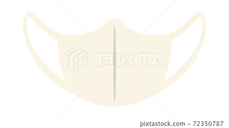 三維口罩的插圖[外科口罩] 72350787