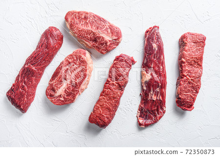 Set of denver, top blade, tri tip steak, machete, Set of denver, top blade, tri tip steak, machete, 72350873