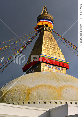 Boudhanath stupa before the earthquake, Kathmandu, Nepal Boudhanath stupa before the earthquake, Kathmandu, Nepal 72352795