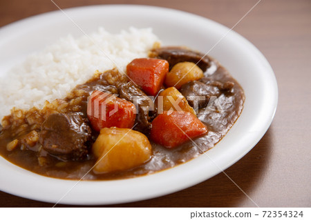 Curry curry rice beef curry Curry curry rice beef curry 72354324