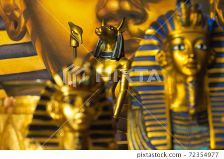 Statues of anubis in egypt 72354977