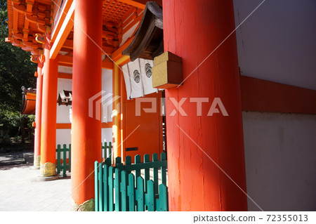 The gates of Kyoto Imamiya Shrine The gates of Kyoto Imamiya Shrine 72355013