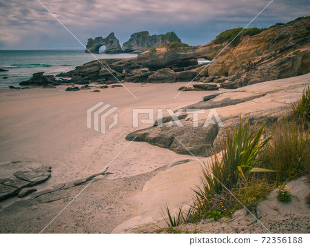 Coastal Rocks on Wharariki Beach Coastal Rocks on Wharariki Beach 72356188