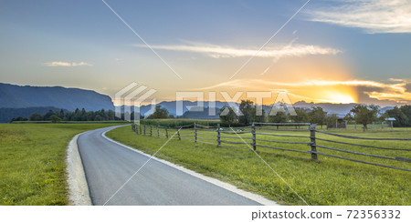 Slovenian countryside landscape Slovenian countryside landscape 72356332