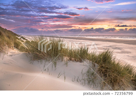 View from dune over North Sea View from dune over North Sea 72356799
