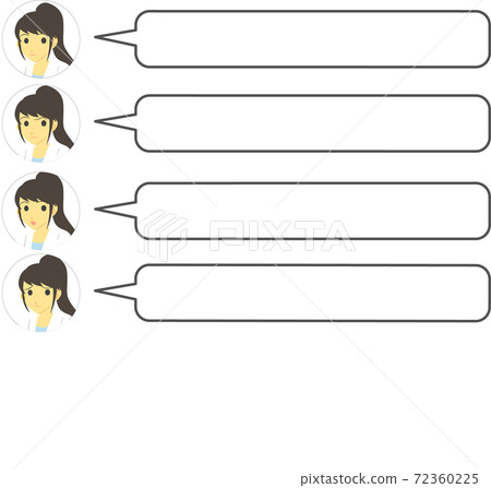 Speech balloon and doctor 03 Speech balloon and doctor 03 72360225