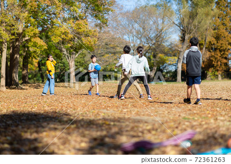 Children playing to the fullest in nature Children playing to the fullest in nature 72361263