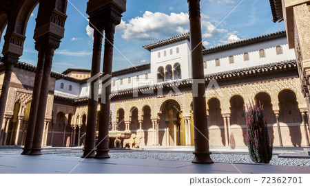 Oriental architecture. 3d illustration 72362701