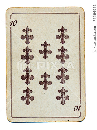 old and aged palying card old and aged palying card 72364951