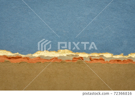 abstract landscape in blue and brown pastel tones abstract landscape in blue and brown pastel tones 72366816