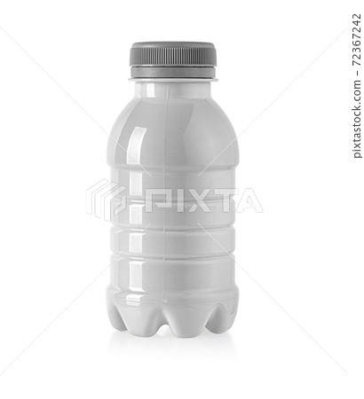 Milk plastic bottle isolated Milk plastic bottle isolated 72367242