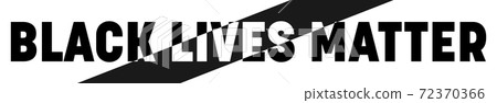 Black Lives Matter high contrast banner Black Lives Matter high contrast banner 72370366